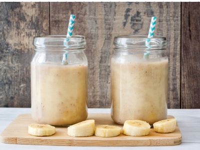 Pindakaas-Banaan Smoothie