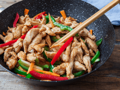 Koolhydraatarm wokgerecht