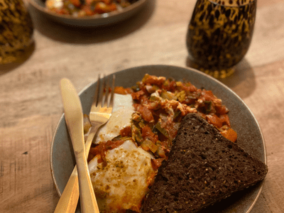 Shakshuka boordevol groenten