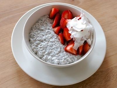 Kokos-chia pudding