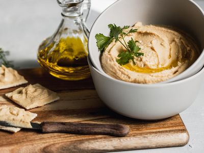Home-made hummus