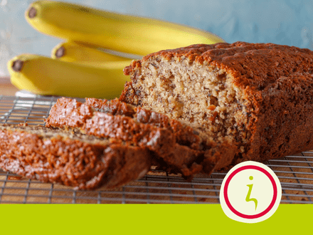 Glutenvrij bananenbrood