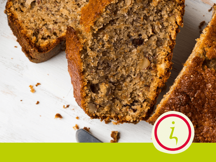 Glutenvrij bananenbrood