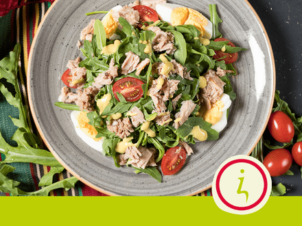 Aardappel-tonijnsalade met sperziebonen
