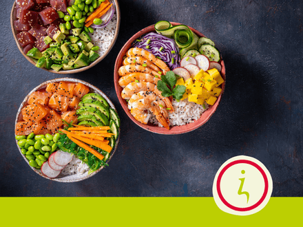 Pokebowl met bloemkoolrijst