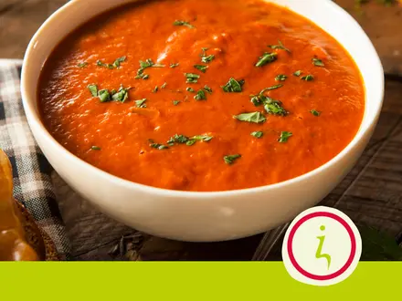 Huisgemaakte tomatensoep 