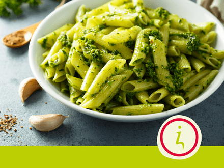 Boerenkool pesto met pasta