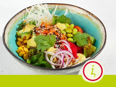 Pokébowl met zalm