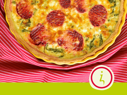 Galette (hartige taart) biet en feta 