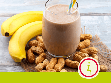Pindakaas-Banaan Smoothie