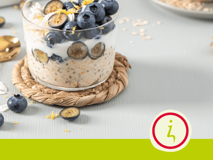 Blueberry overnight oats
