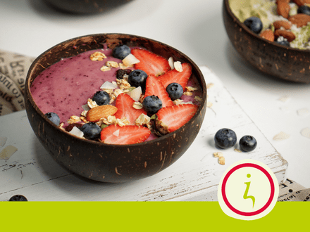 Smoothiebowl met crunchy bite