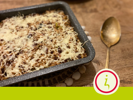 Zuurkoolschotel uit de oven