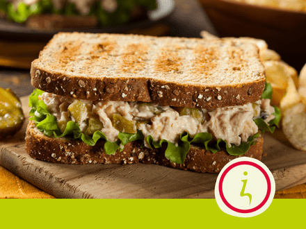 Broodje tonijnsalade met Griekse yoghurt