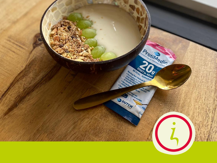 Kwark met medische voeding