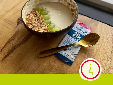 Kwark met medische voeding 
