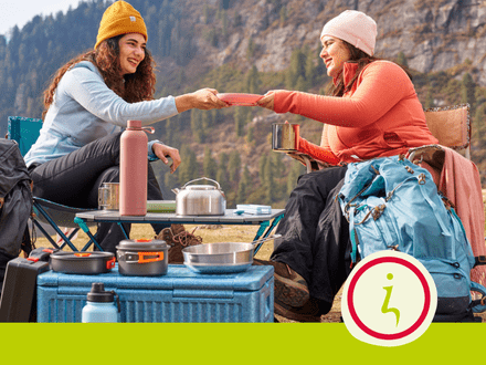 Gezond en gemakkelijk eten op de camping