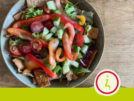 Healthy wrap-kapsalon 