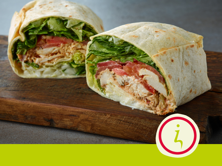 Eiwitrijke wraps