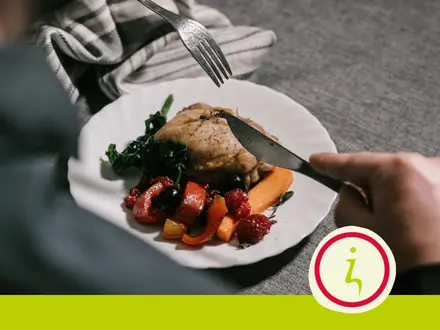 Gegrilde kip met geroosterde groente en quinoa 