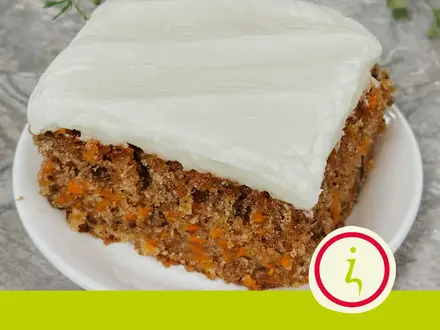 Carrot cake baked oats